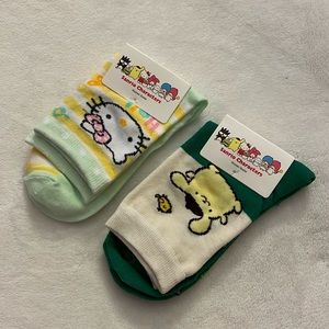 Hello Kitty & Pompompurin Socks